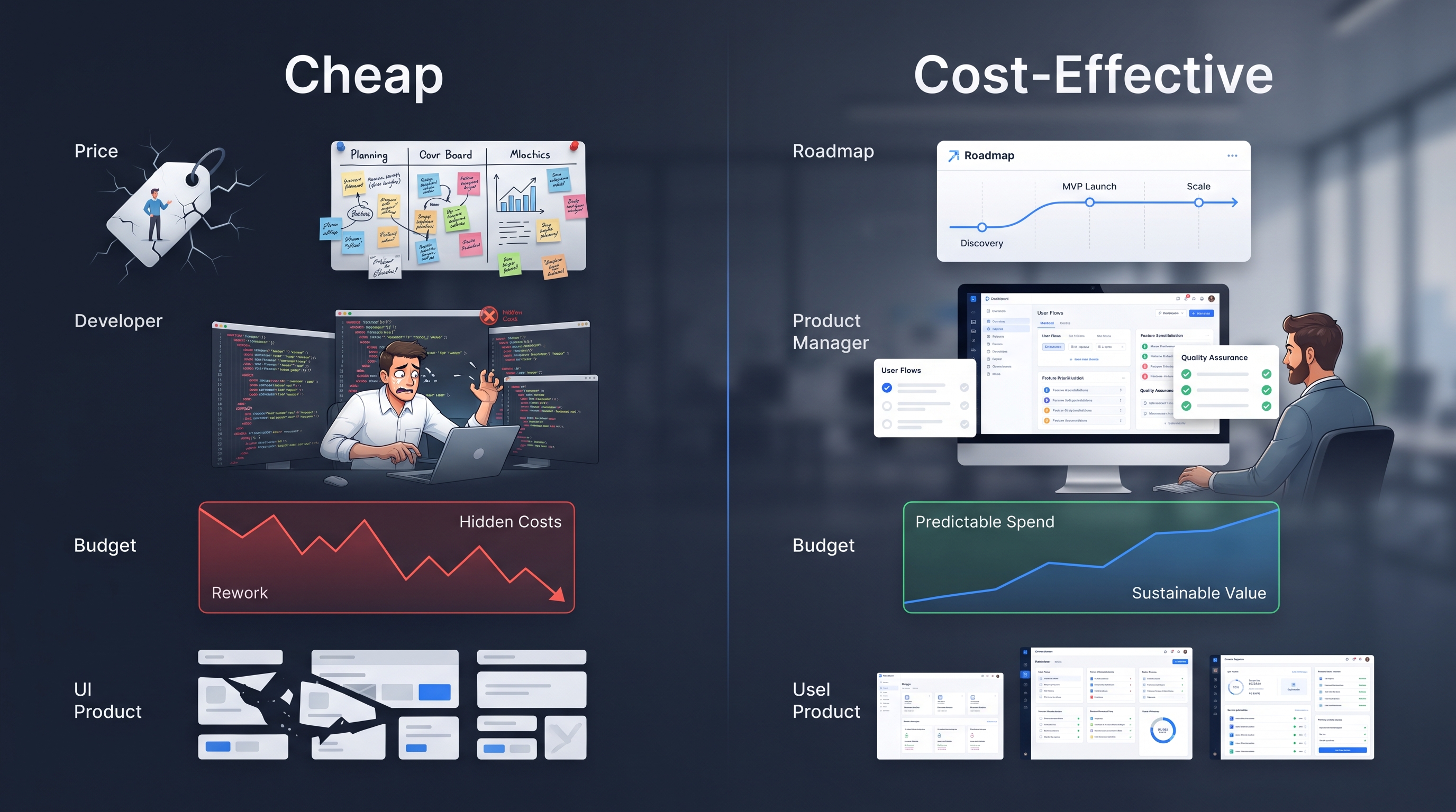 Cheap vs. Cost-Effective Software Development